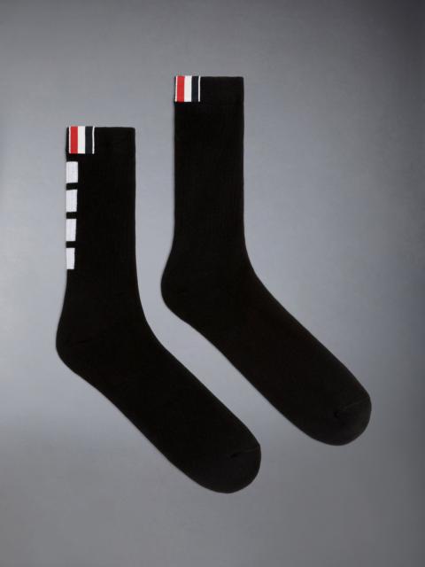 Thom Browne ATHLETIC TERRY STITCH COTTON 4-BAR CREW SOCKS