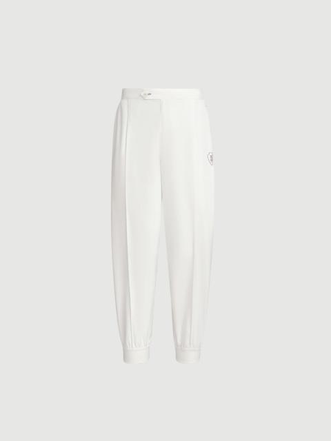 Brunello Cucinelli Nylon trousers with tabbed waistband, Crête detail and elasticated zipper cuffs