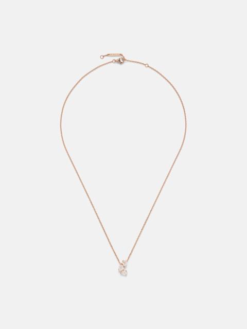 REPOSSI Serti Sur Vide 18kt rose gold pendant necklace with diamonds
