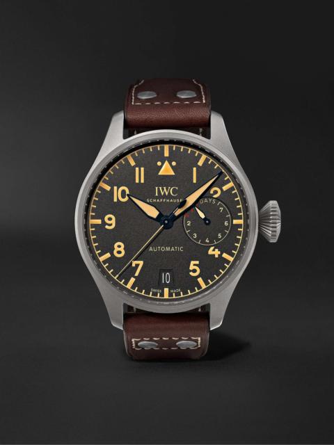 Big Pilot's Heritage Automatic 46.2mm Titanium and Leather Watch, Ref. No. IW501004