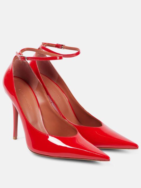 Amina Muaddi Anok 105 patent leather pumps