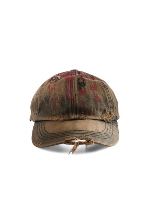 Thug Club distressed graphic-print baseball cap