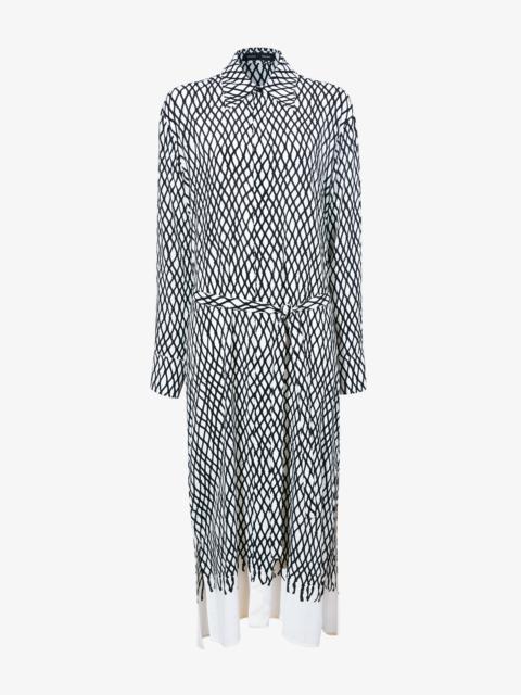 Proenza Schouler Bailey Dress in Printed Viscose Crepe