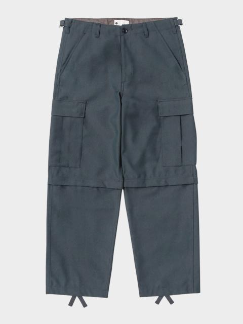 vowels Men's Chambray Convertible Cargo Pants