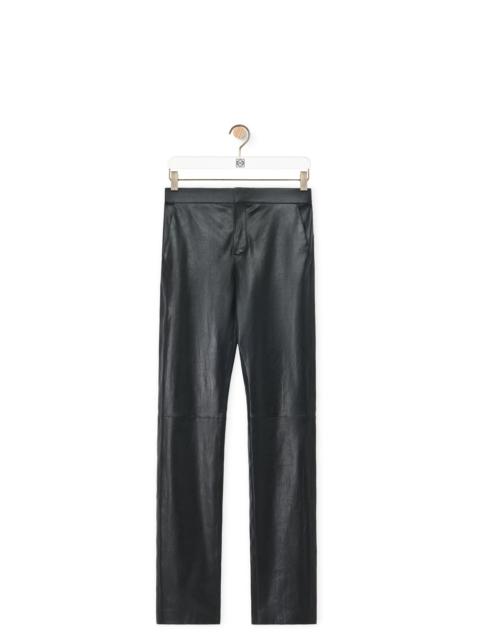 Skinny trousers in nappa lambskin