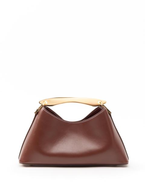 Elleme Mini Boomerang Leather Russet/White Stitches