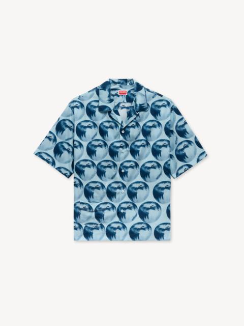 KENZO 'KENZO Apple Pop' haiwaiian short sleeve shirt in cotton