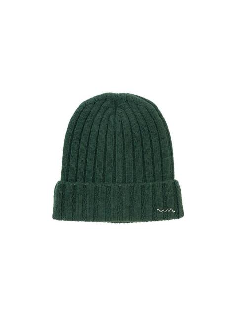 visvim KNIT BEANIE (W/WS) GREEN | REVERSIBLE