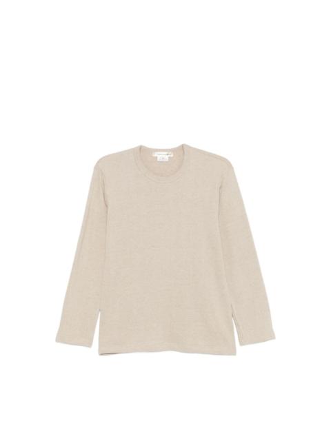 Comme Des Garçons Linen and cotton blend t-shirt