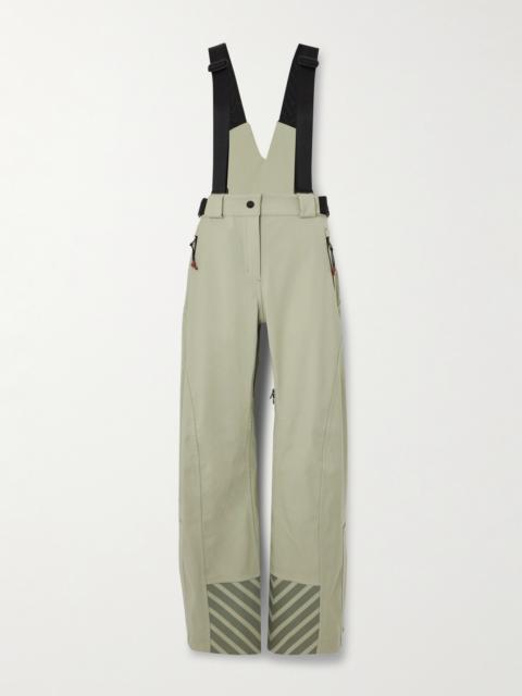 Loro Piana Bia Grosgrain-trimmed Wool-blend Salopettes