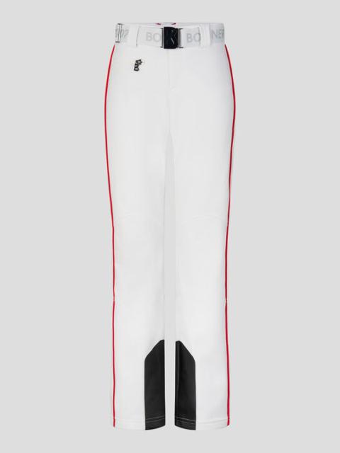 Maddy Ski pants in White/Red