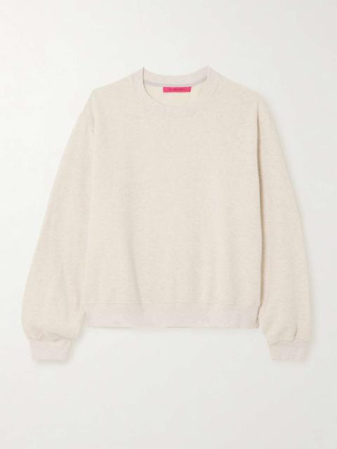 The Elder Statesman Cotton and cashmere-blend jersey sweatshirt