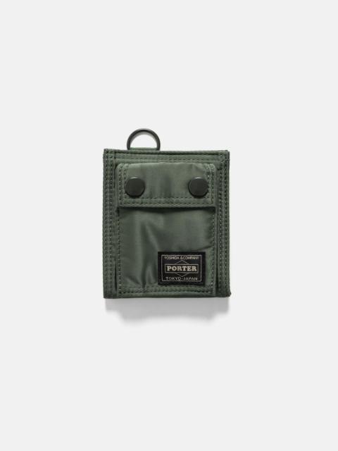 PORTER TANKER Pocket Wallet Sage Green