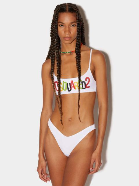 DSQUARED2 D2 LETTERING BANDEAU TOP