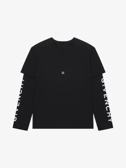 Givenchy GIVENCHY DOUBLE LAYERED T-SHIRT IN COTTON