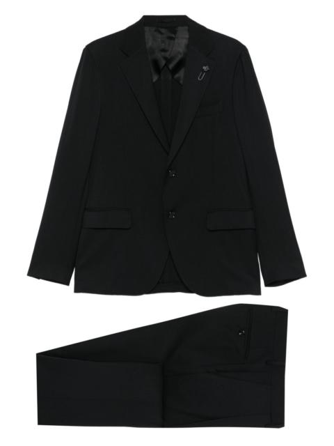 LARDINI notched-lapel suit