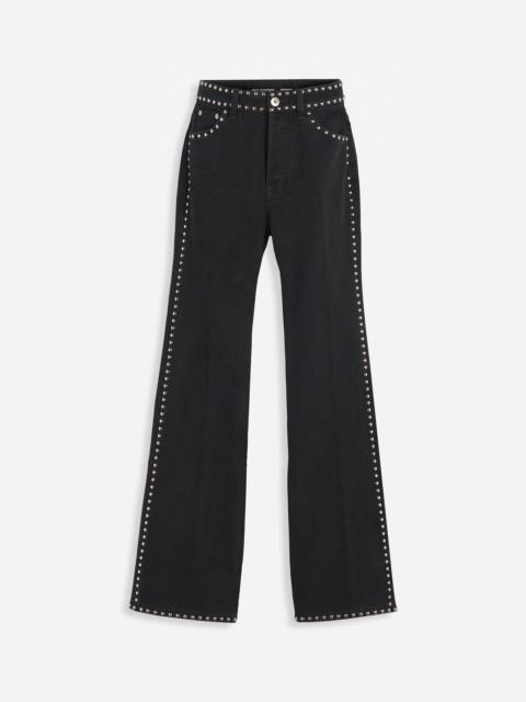 Lanvin FLARED PANTS WITH STUDS LANVIN X FUTURE