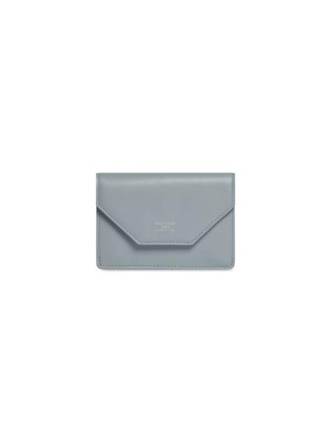 BALENCIAGA Women's Envelope Mini Wallet  in Blue