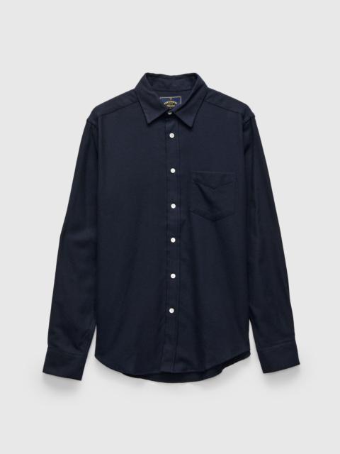 Portuguese Flannel Teca Button-Up Shirt in Navy