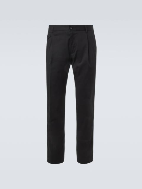 Dolce & Gabbana Cotton straight pants