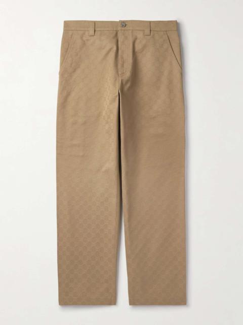 GUCCI Straight-Leg Cotton Trousers