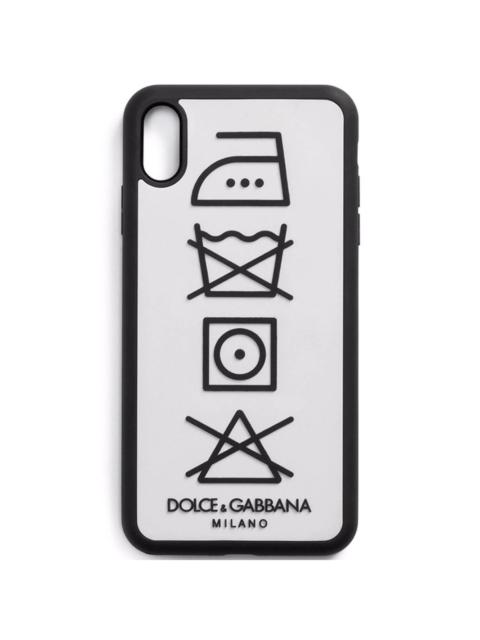Dolce & Gabbana laundry-print iPhone XS MAX case