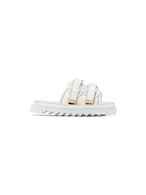 Marsèll White Suicoke Edition Moto Sandals