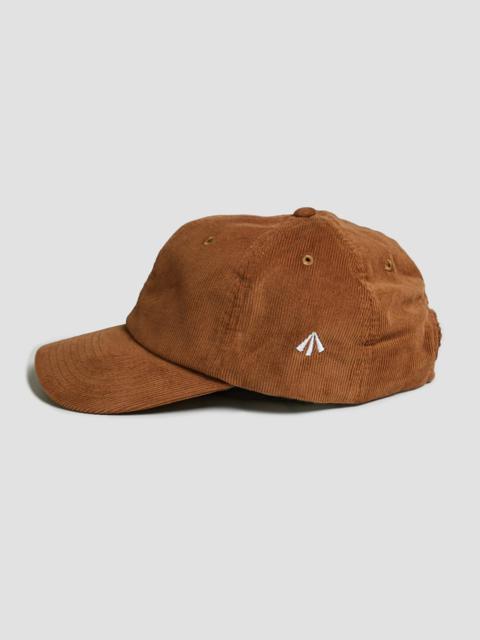 Nigel Cabourn Corduroy Embroidered Cap in Camel