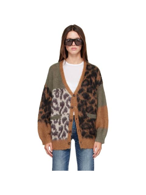 R13 Multicolor Oversized Cardigan