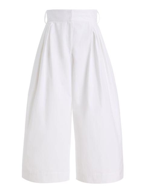 ROSIE ASSOULIN Culotte Cotton Poplin Pants