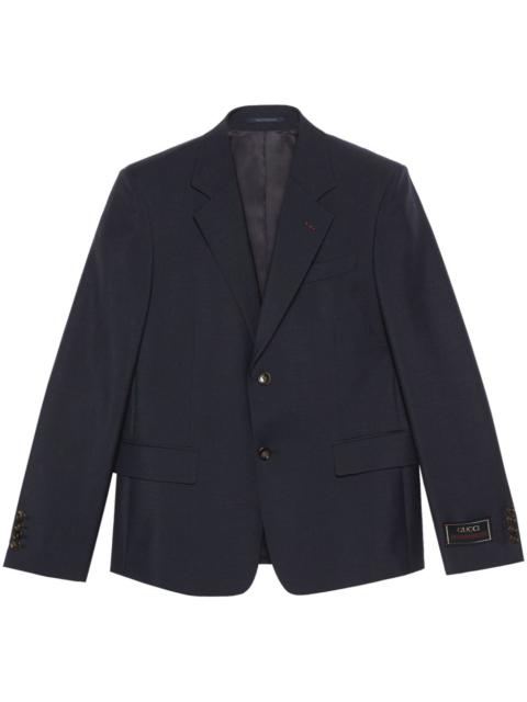 Wool single-breasted suit