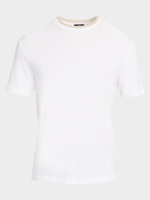Vince Men's Tipped Cotton Crewneck T-Shirt