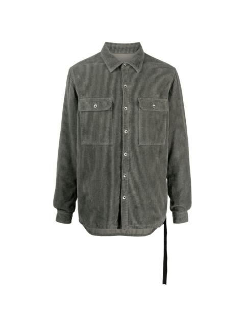 corduroy two-pocket shirt jacket