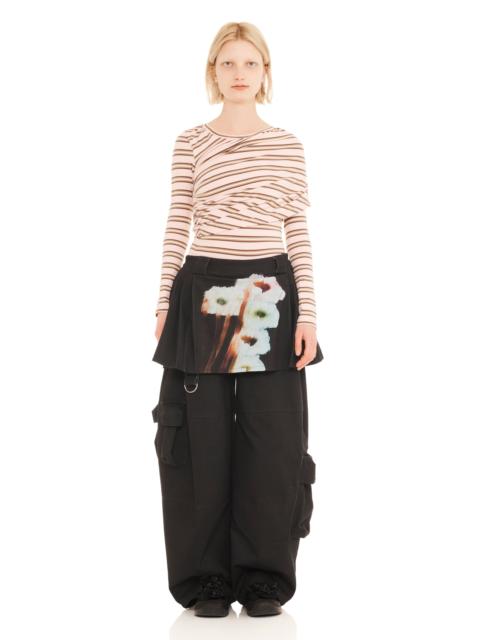 Collina Strada HOLLOW BLOSSOM LAWN SKIRT CARGO PANT