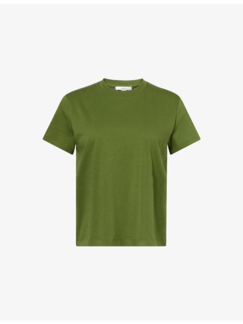 Vince Round-Neck Short-Sleeve Cotton T-shirt
