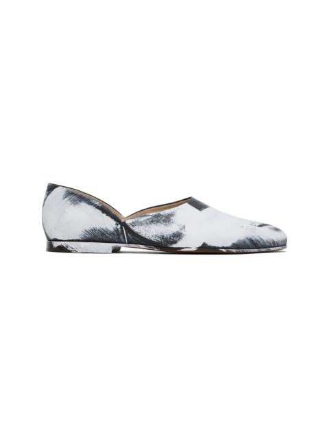 Maison Margiela Black & White Bianchetto Grecian Slip-on Loafers