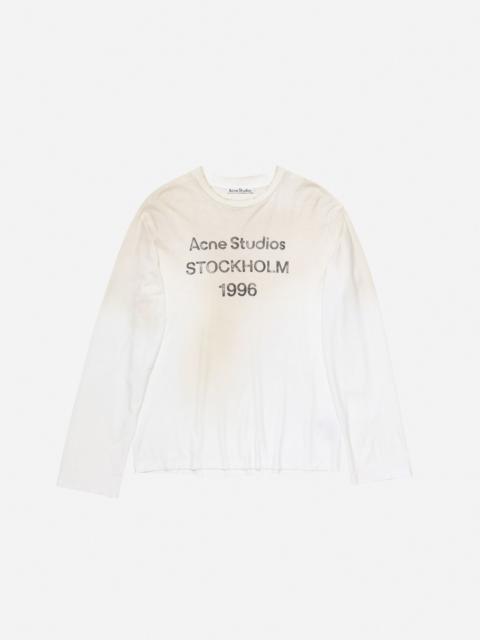 Acne Studios Logo t-shirt - Relaxed fit - Dusty white