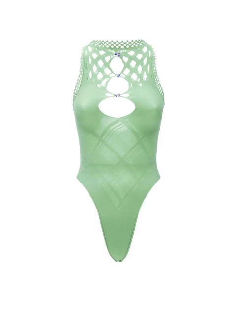 POSTER GIRL LULU BODYSUIT IN MALACHITE GREEN