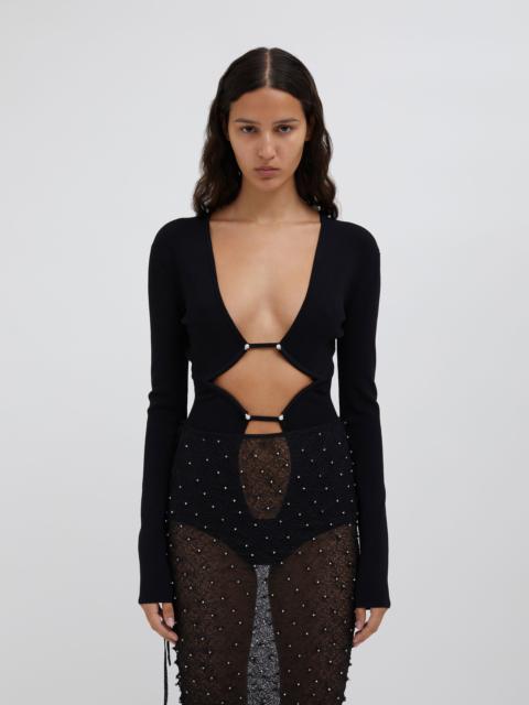 CHRISTOPHER ESBER Bracket Knit Bodysuit