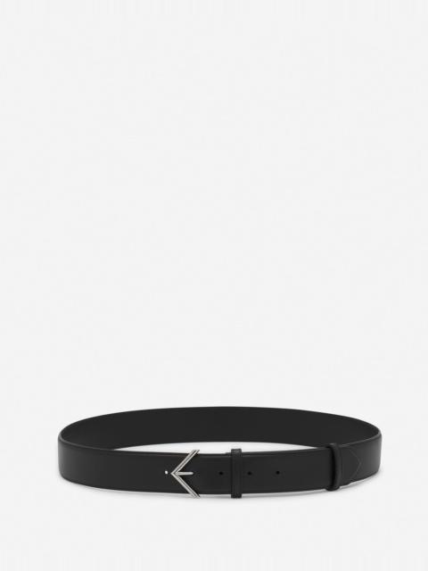 Lanvin LANVIN SIGNATURE BELT IN SMOOTH LEATHER