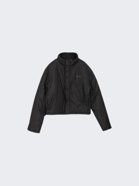Team Tag Cropped Puffer Jacket Black