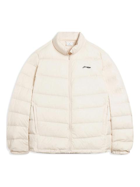 Li-Ning Warm Athletic Down Jacket 'White' AYMS203-4