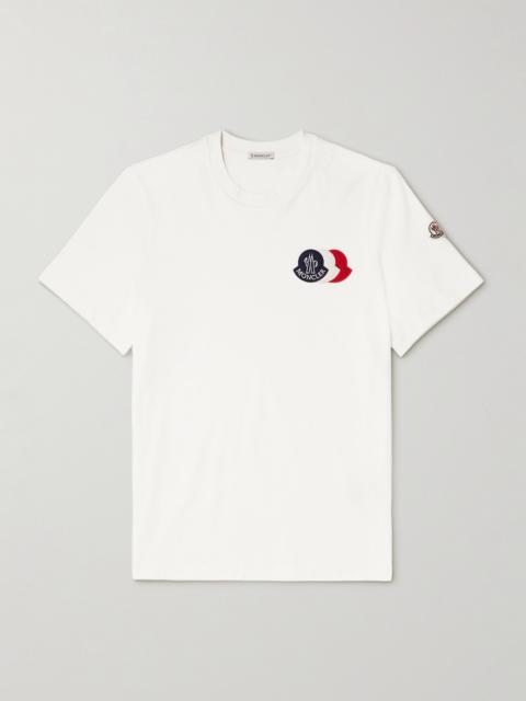 Moncler Logo-Appliquéd Cotton-Jersey T-Shirt