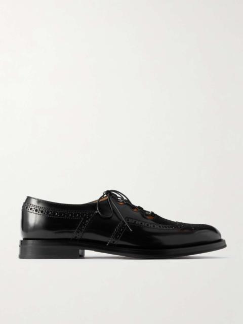 Church's Ghillie perforated leather brogues Black
