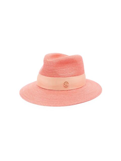 MAISON MICHEL Henrietta interwoven fedora hat