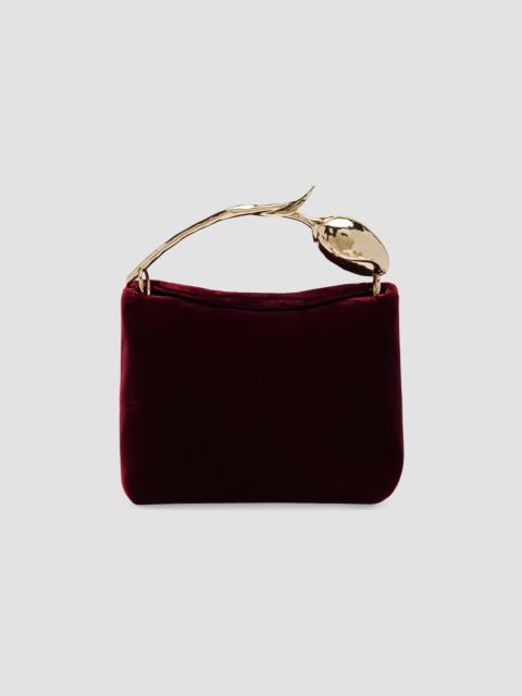 Erdem Women's Bloom Mini Velvet Top Handle Bag - Malbec