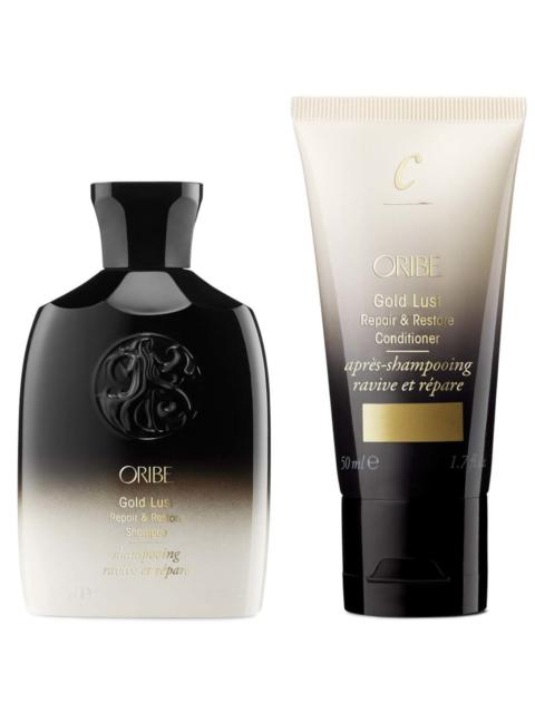Oribe Oribe Gold Lust Repair and Restore Shampoo and Conditioner Travel Bundle