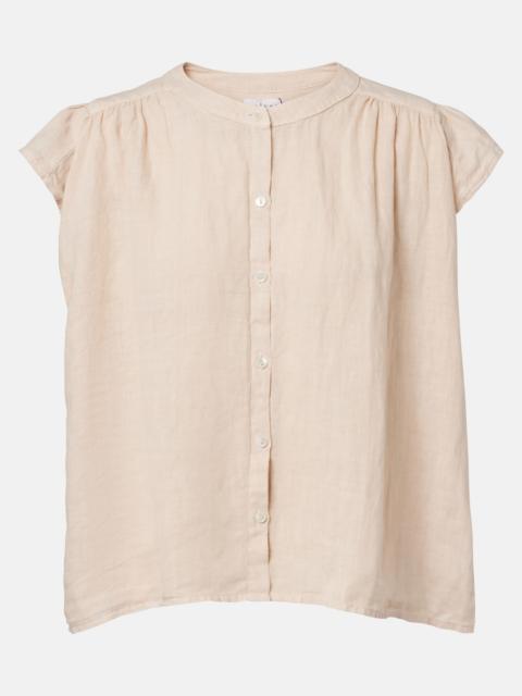 velvet Janey linen shirt