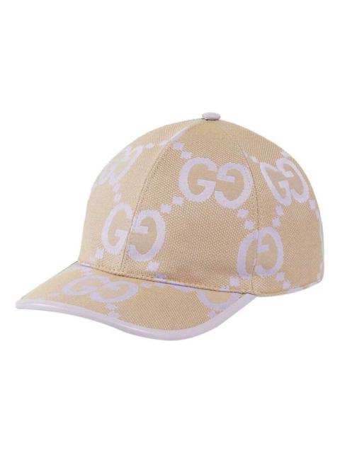 GUCCI (WMNS) Gucci Jumbo GG Baseball Hat 'Beige Lilac' 735011-4HAVS-8871