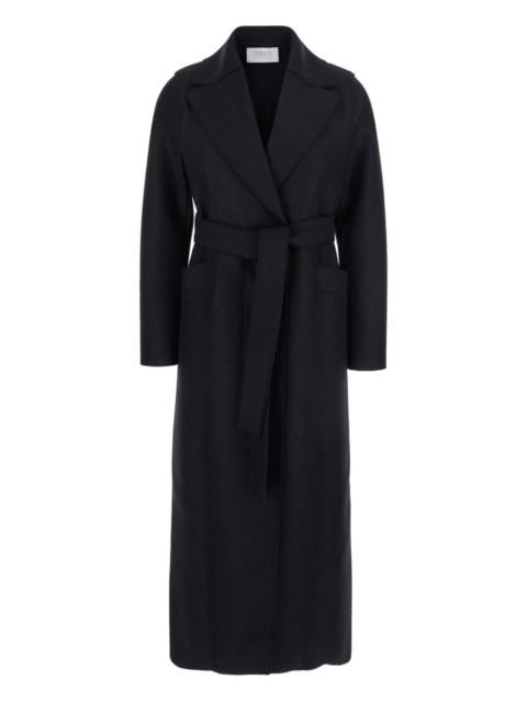 Harris Wharf London belted lapels coat